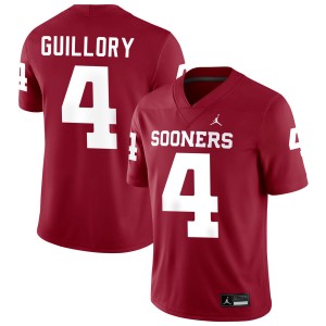 Courtland Guillory Oklahoma #4 NCAA Mens College Football Jersey - Crimson 900084-316