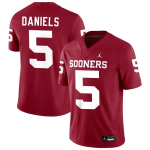 Kendal Daniels Sooners #5 Limited College Football Men's Jerseys - Crimson 833072-692