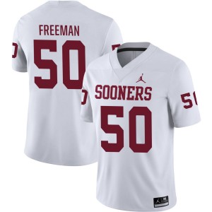 Seth Freeman OU High School College Football Mens #50 Jersey - White 692135-929