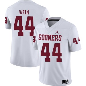 Taylor Wein OU College Football #44 Mens Official Jersey - White 565616-195