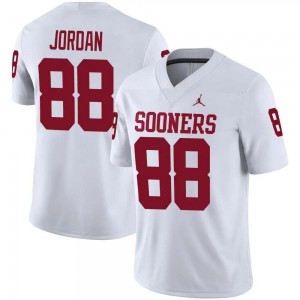 Jacob Jordan Boomer Sooner #88 Player Mens College Football Jersey - White 474844-793